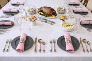 Beautiful Easter Taos Twist Table Setting